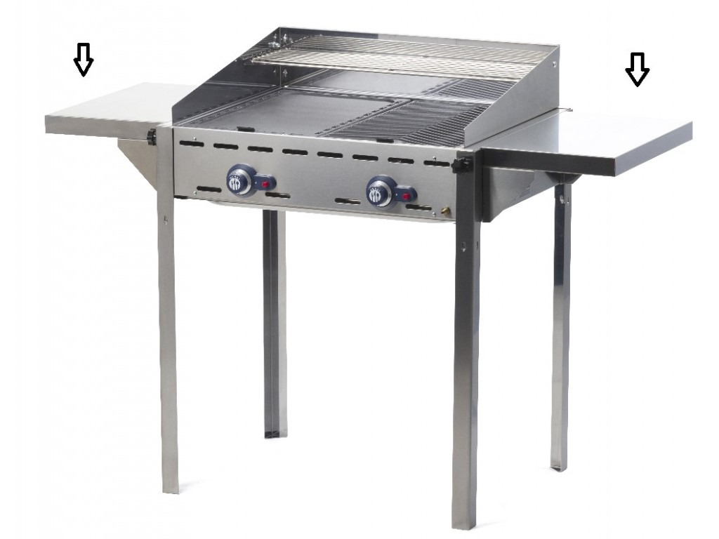 Zijblad voor de Green Fire gas barbecue